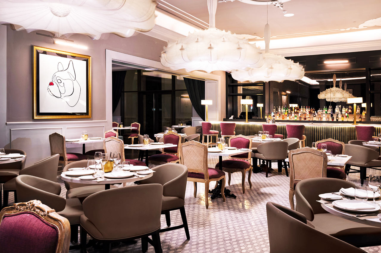 Fransk à la carte-restaurang