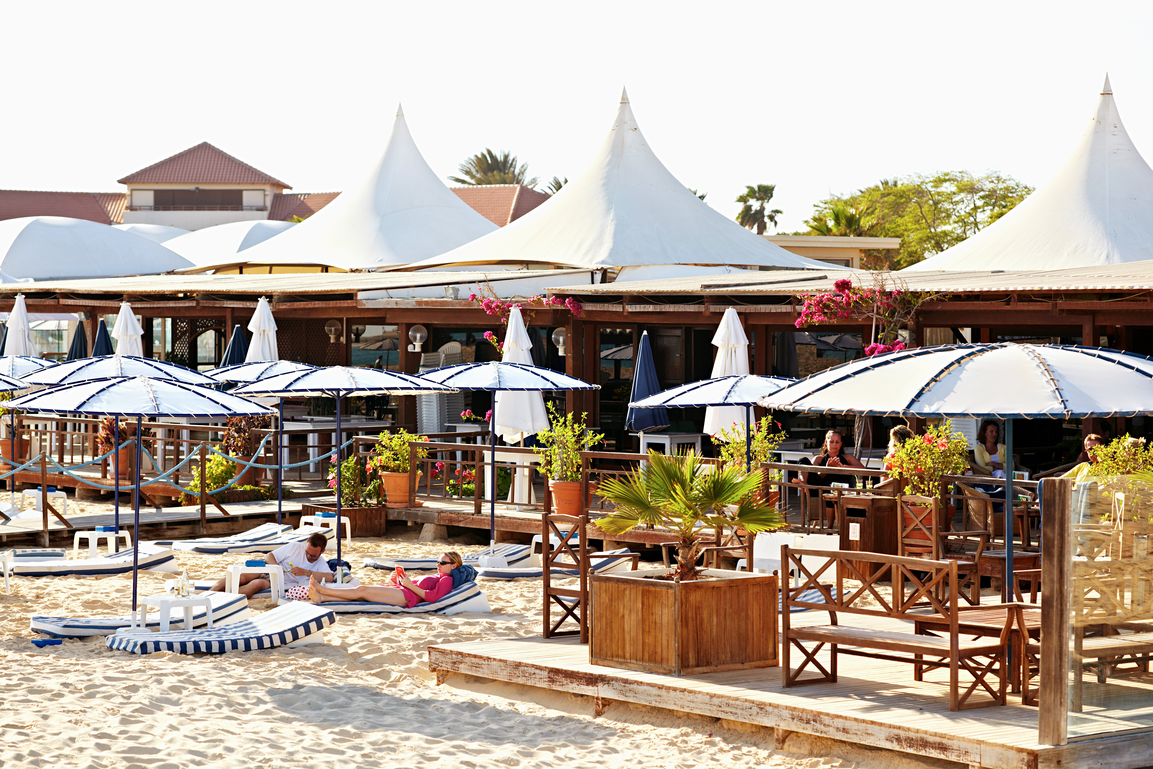 Morabeza beach bar, Santa Maria, Kap Verde