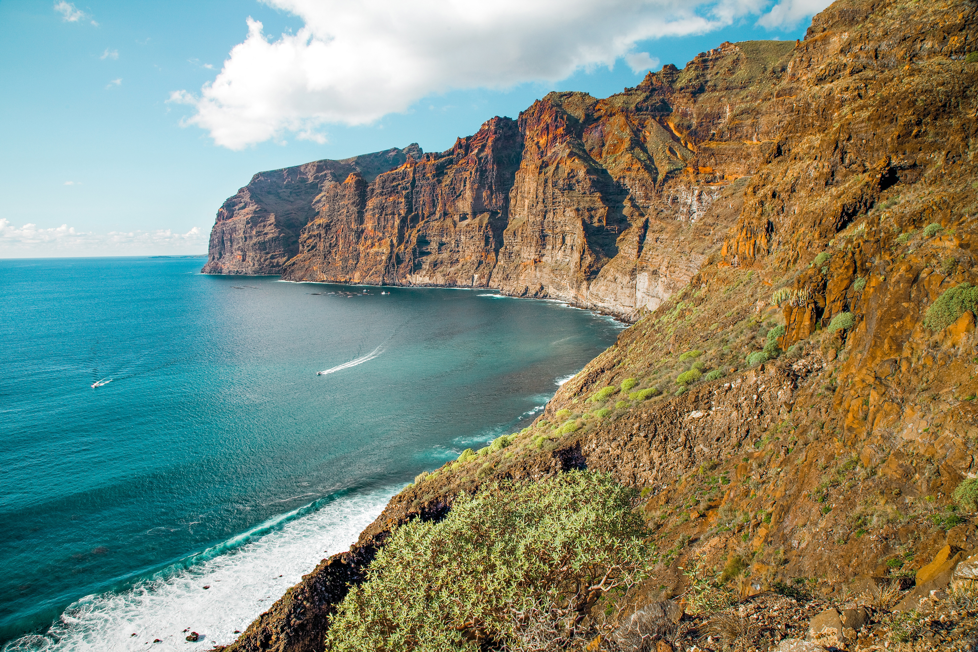 Los Gigantes på Teneriffa