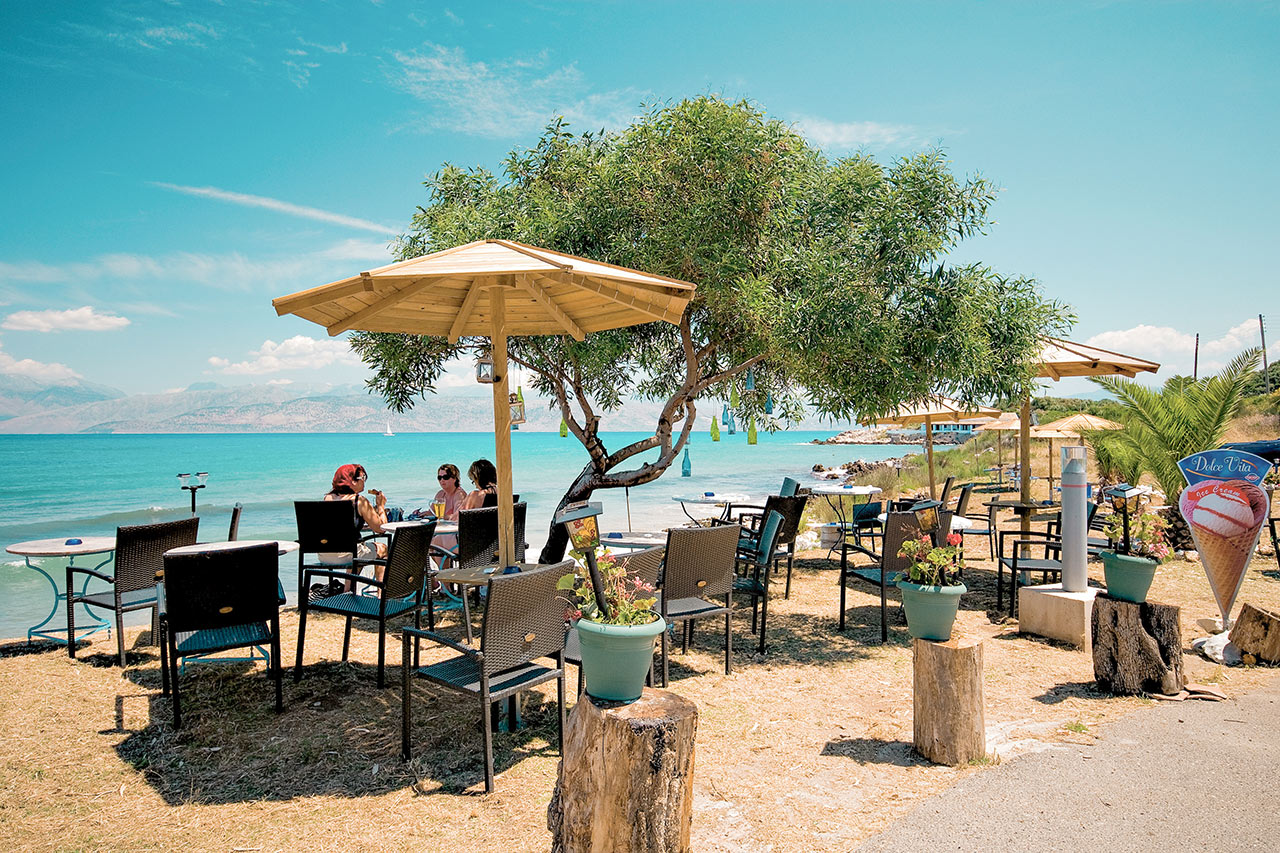 Nära hotellet Mareblue Beach i Agios Spiridonas