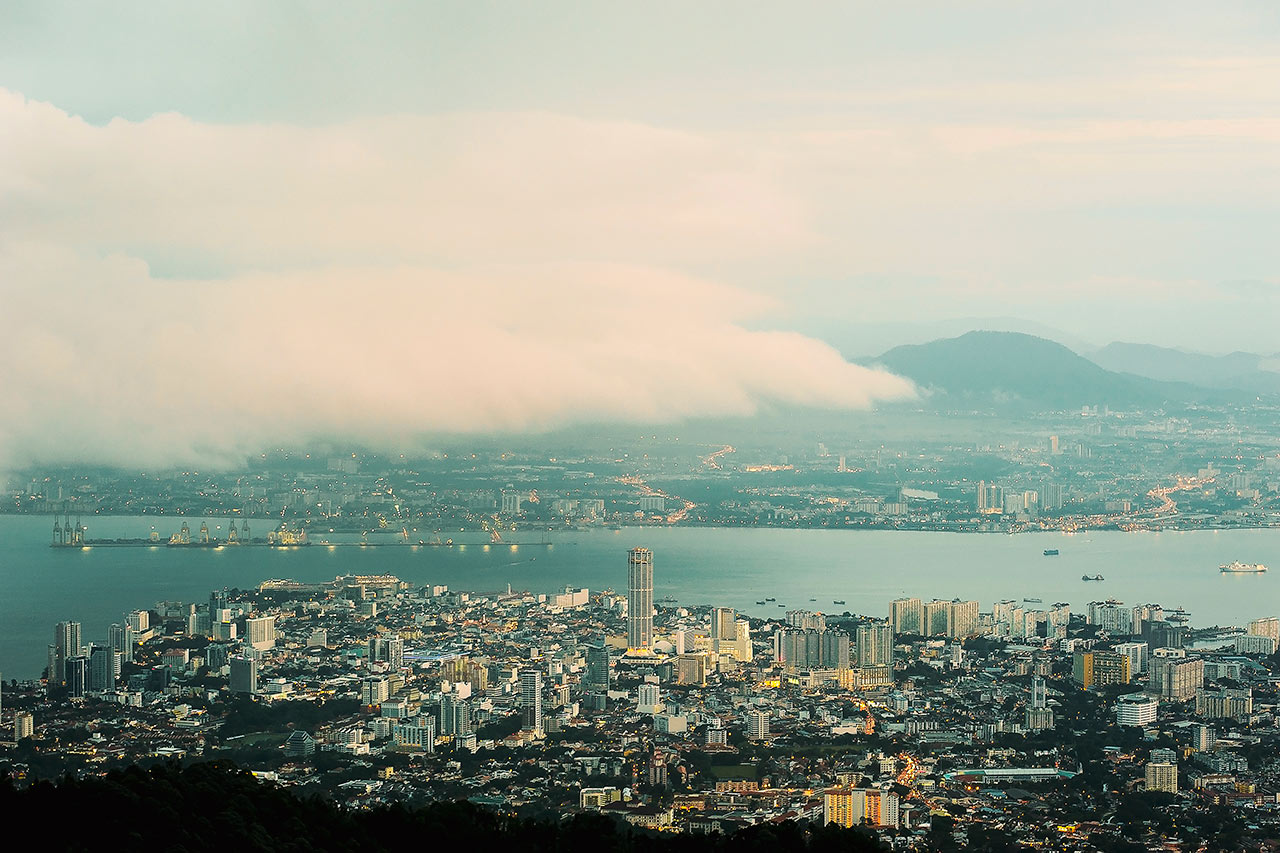 Utsikten från Penang Hill