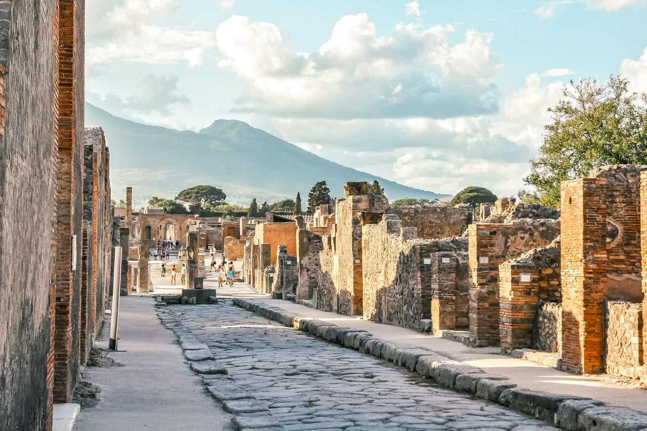 Den antika staden Pompeji