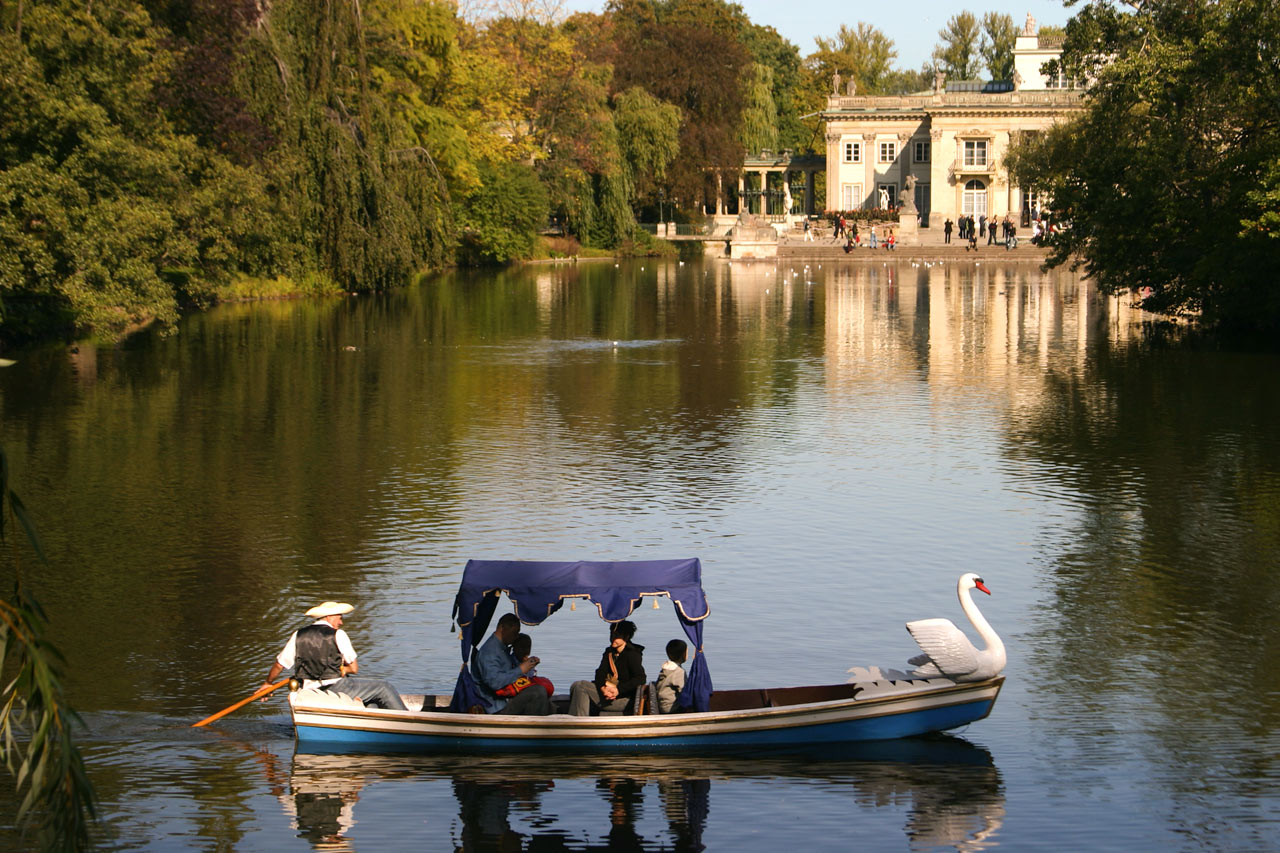 Lazienki-parken - en grön oas i Warszawa