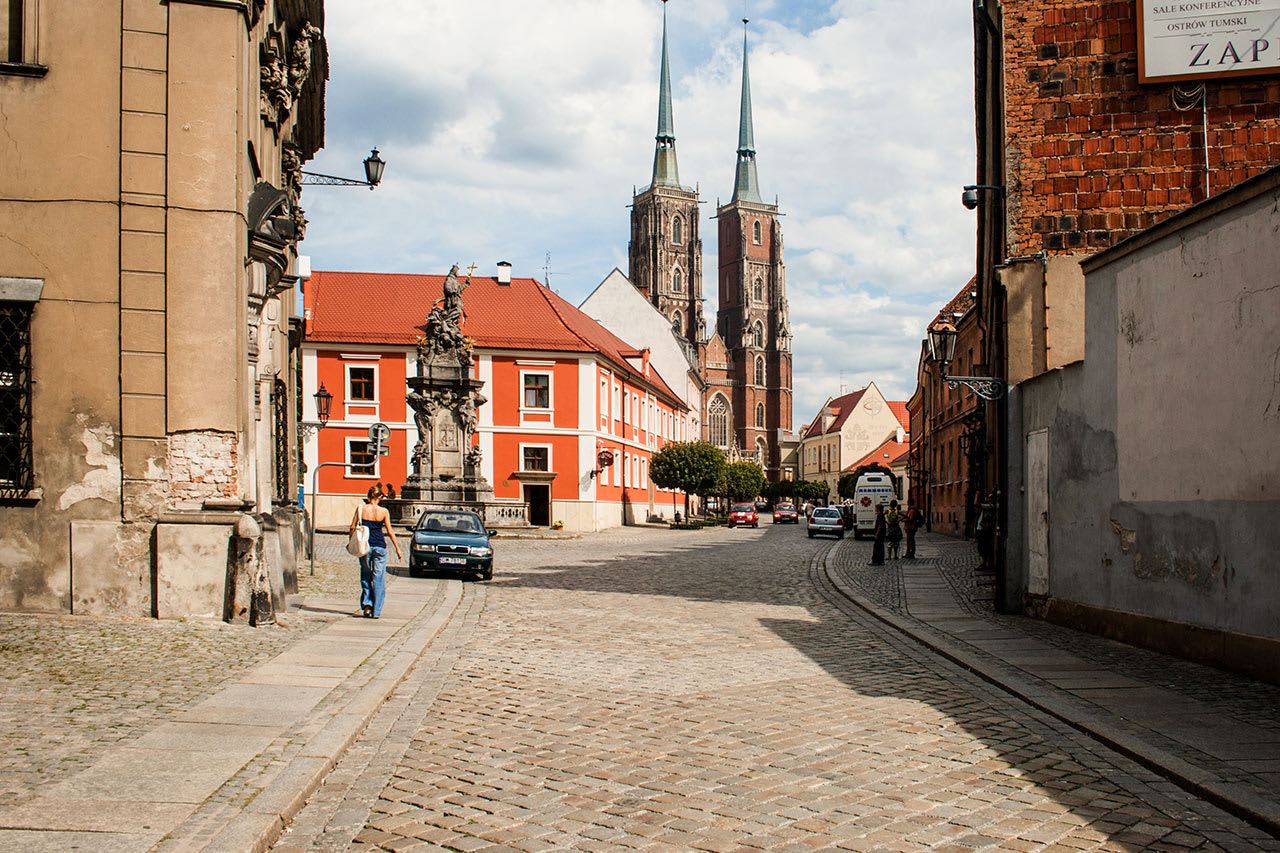 Johannes Döparens katedral (Cathedral of St. John the Baptist) i Wroclaw